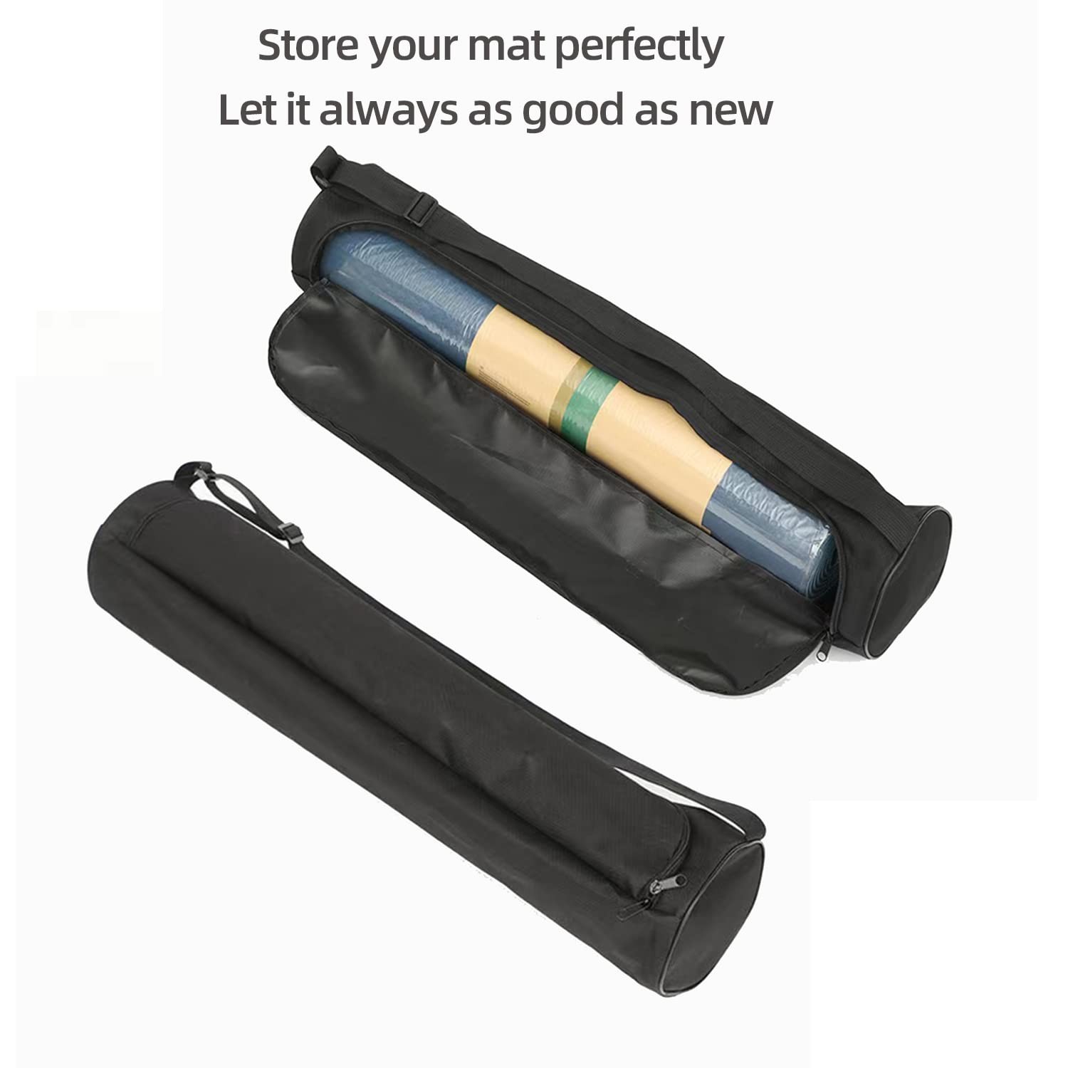Yoga Mat Bag for Women & Men,Travel Yoga Gym Bag for 1/4&Prime; 1/3&Prime; Thick Exercise Yo
