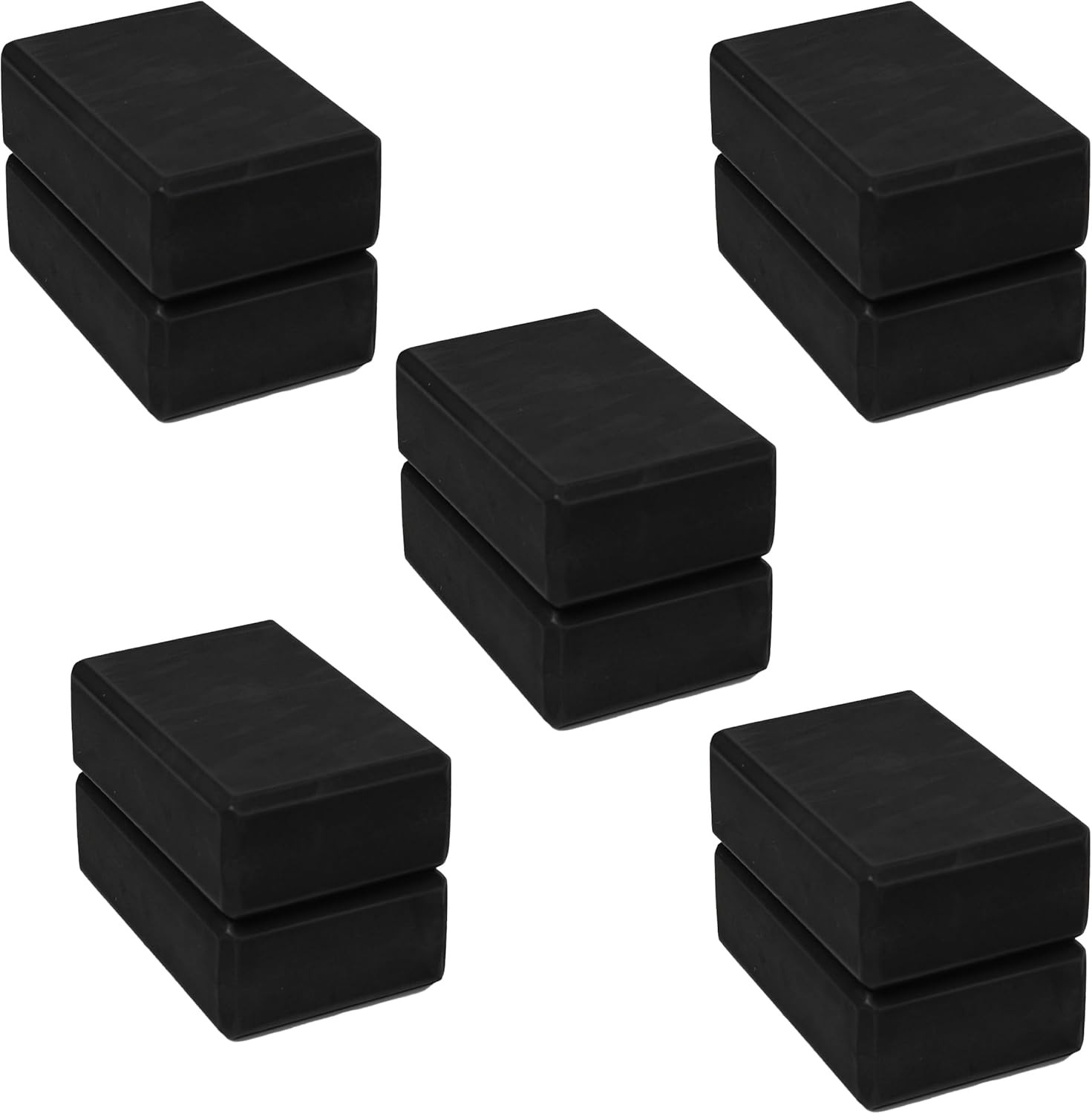 3&Prime; Yoga Block 10 Pack Bulk EVA Foam Yoga Blocks Firm & Supportive Yoga Brick