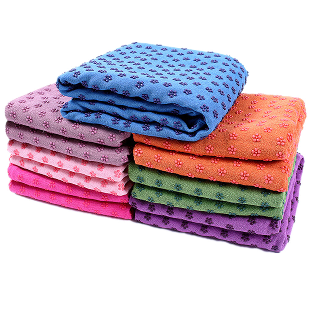 New 24&Prime; x 72&Prime; Microfiber Soft Yoga Towel Non Slip Sweat Absorbent Yoga Mat Towel