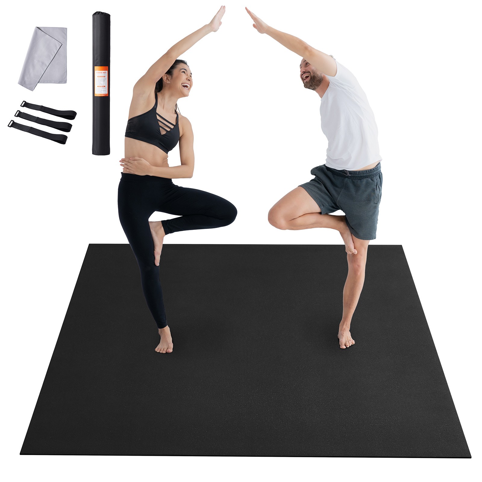 Exercise Mat Non Slip Yoga Mat Gym Fitness Pilate Workout Mat (9x6ft)