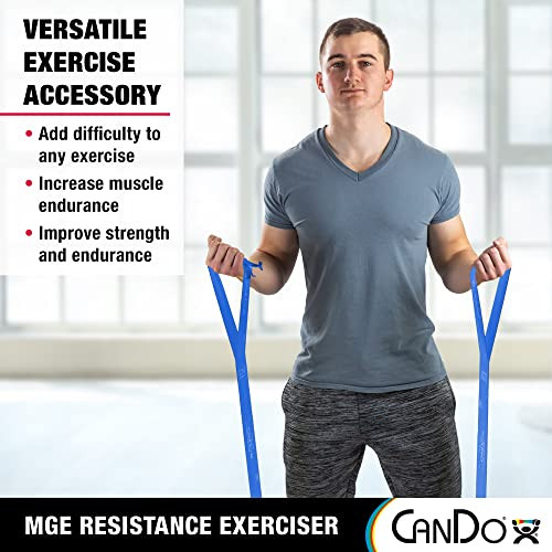 Multi-Grip 6 Foot Exercise Resistance Band with Hand/Foot Loops for Total