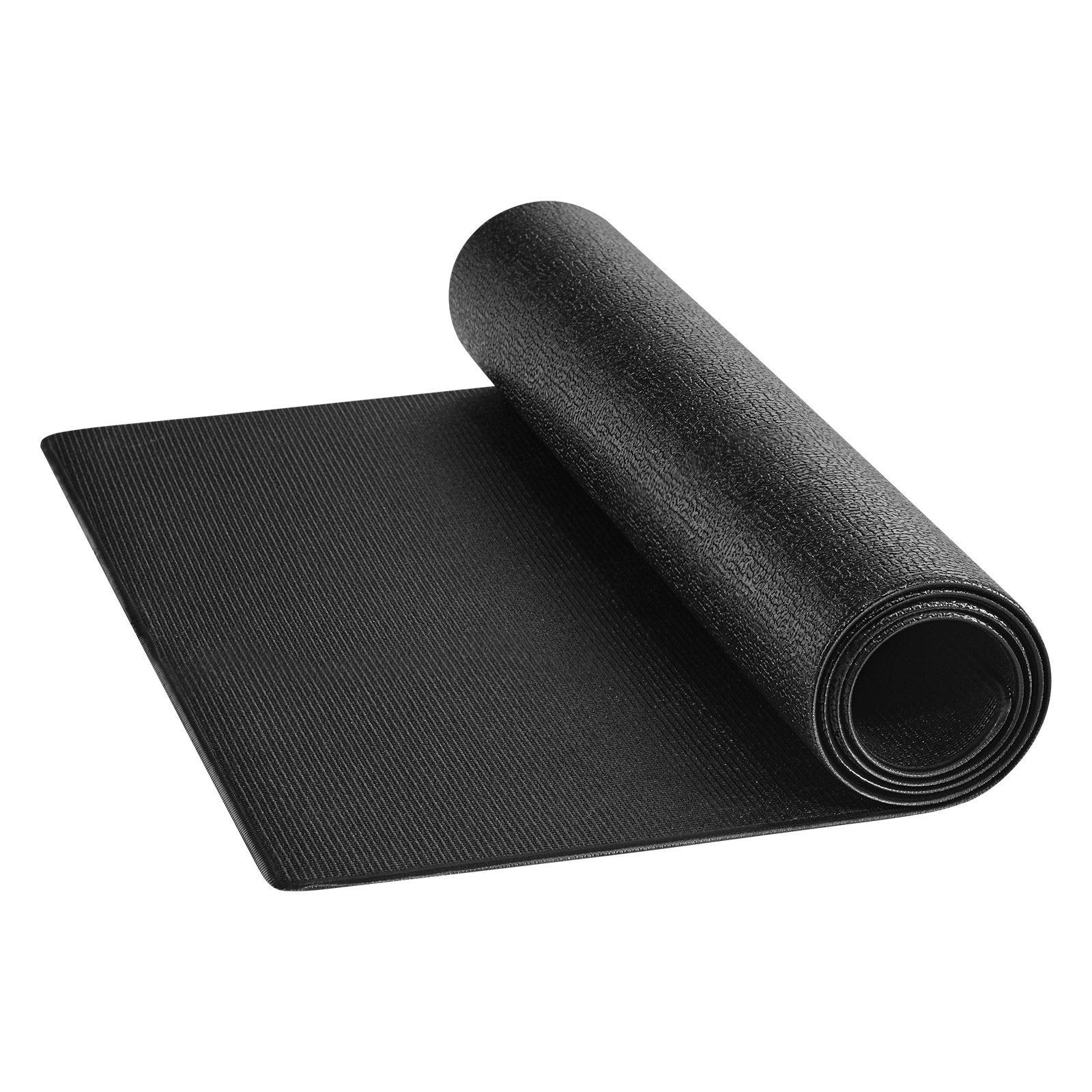 600x1300x4mm Non-slip PVC Workout Mat Water-Resistant Carpet Guard