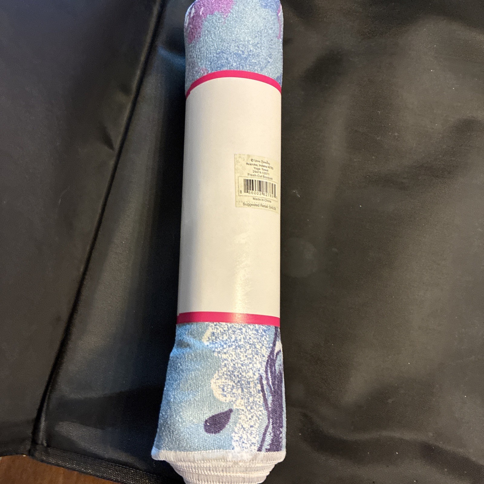 Vera Bradley Yoga Towel Fresh Cut Bouquet 24&Prime;w X 72&Prime;h H23
