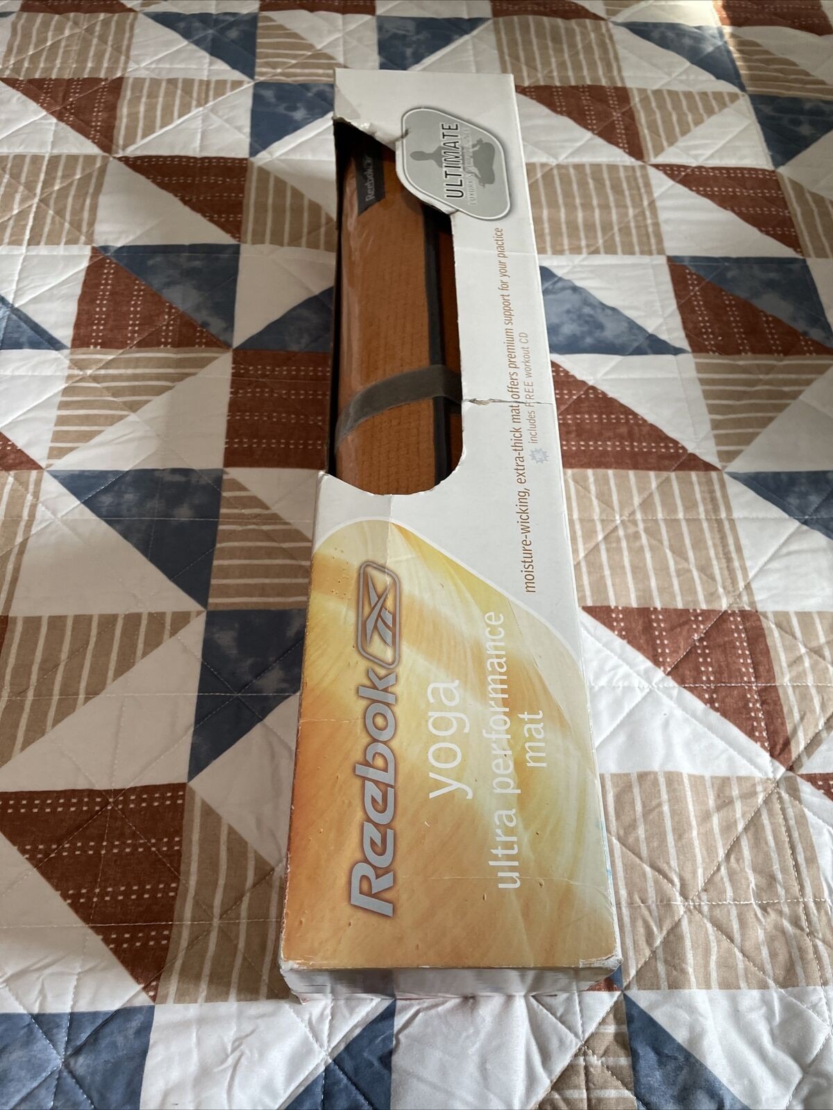 New Reebok Yoga Ultra performance Mat 1/4” X 68” X 24”
