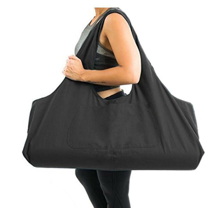 Large Capacity Utility Yoga Mat Exercise Shoulder Duffle Bag Carrier Strap Sling