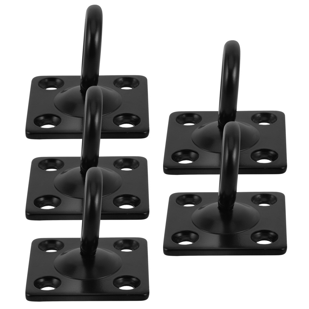 5 Pcs Wall Hook Suspended Ceiling Hooks Stainless Ring Bracket Rope Brackets