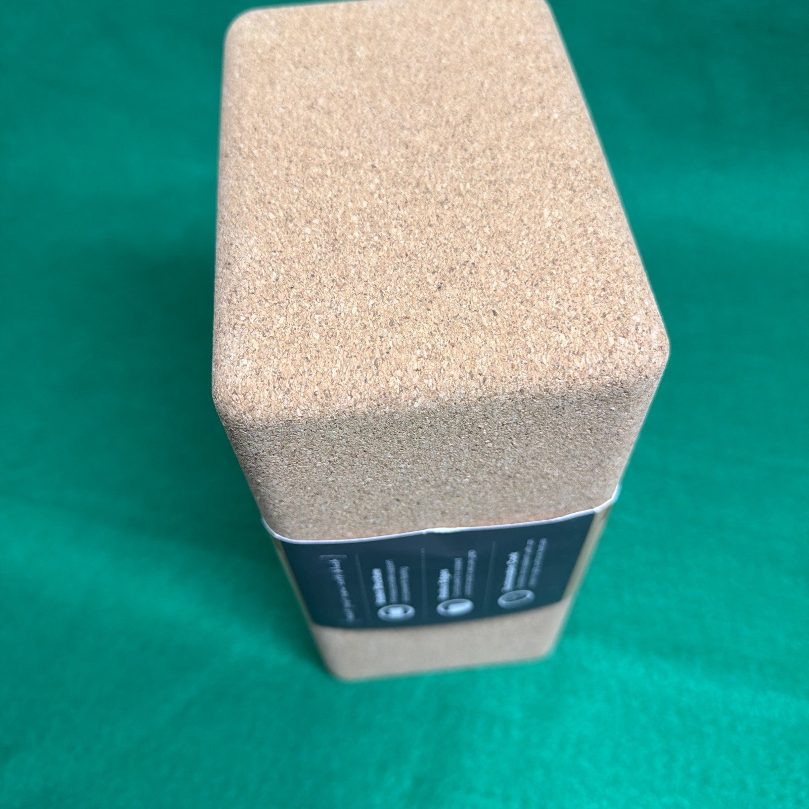 Manduka Cork Yoga Block Improve Strength Balance Flexibility Barre Natural