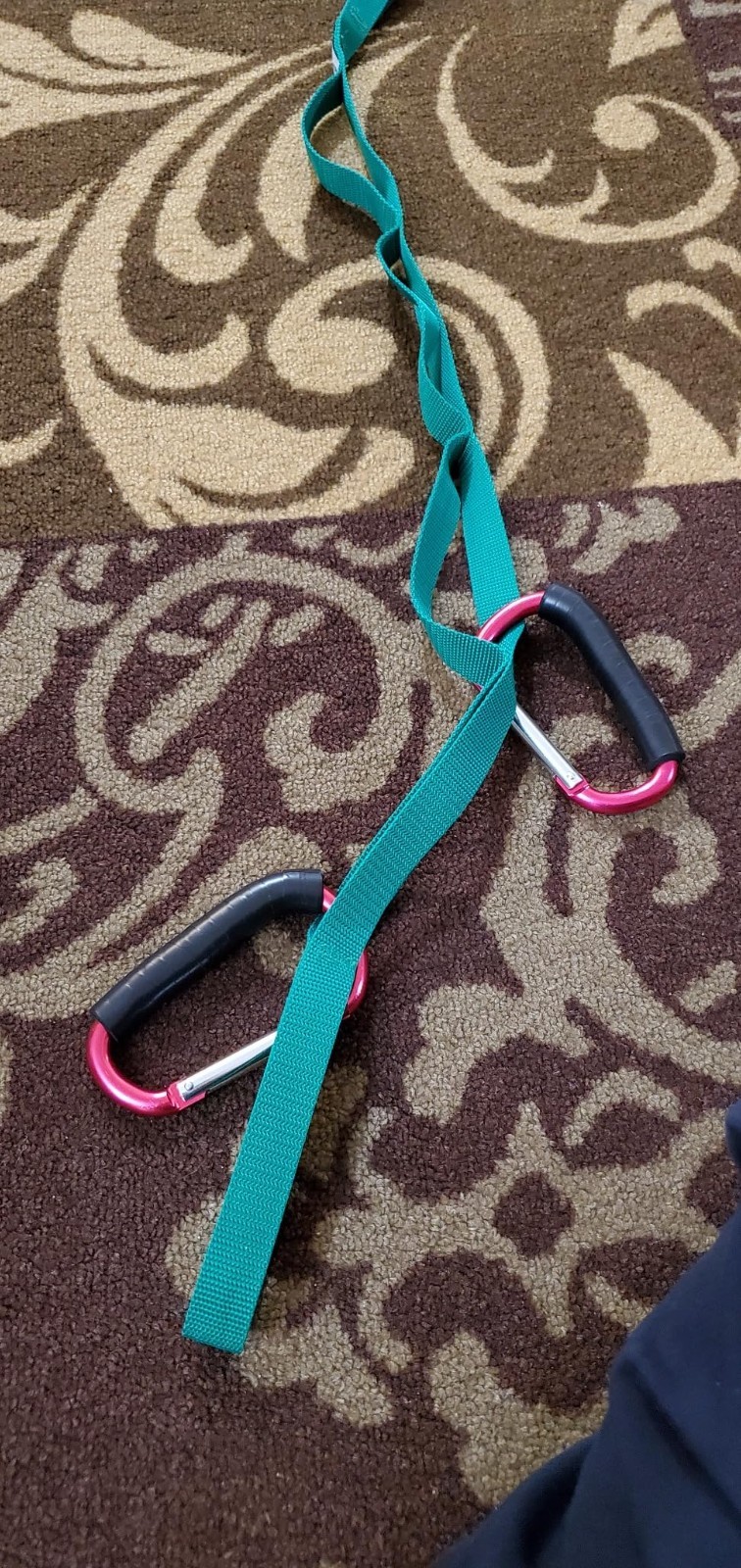 Durable Nylon Stretch Strap with Exercise Guide – Enhance Mobility & Flexibility
