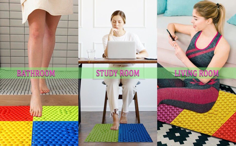 Foot Massage Mat Massage Pad Acupressure Mat Bathroom Mat Yoga Mat Outdoor Game