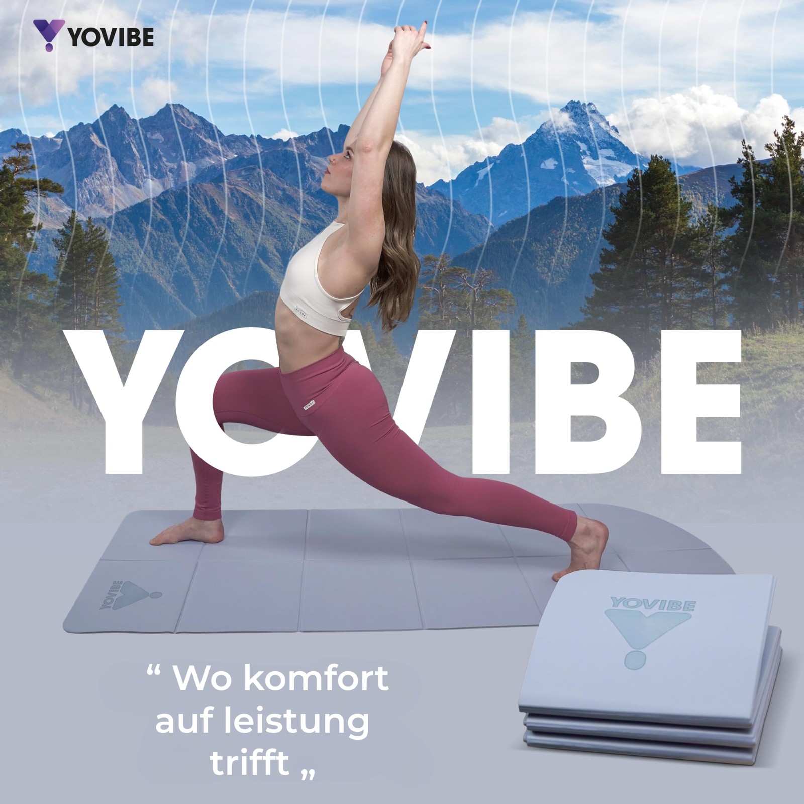 ® Yoga Mat 183x60x0.6 cm Large – Yoga Mat Non-Slip, Extra Thick, Made of TPE with…