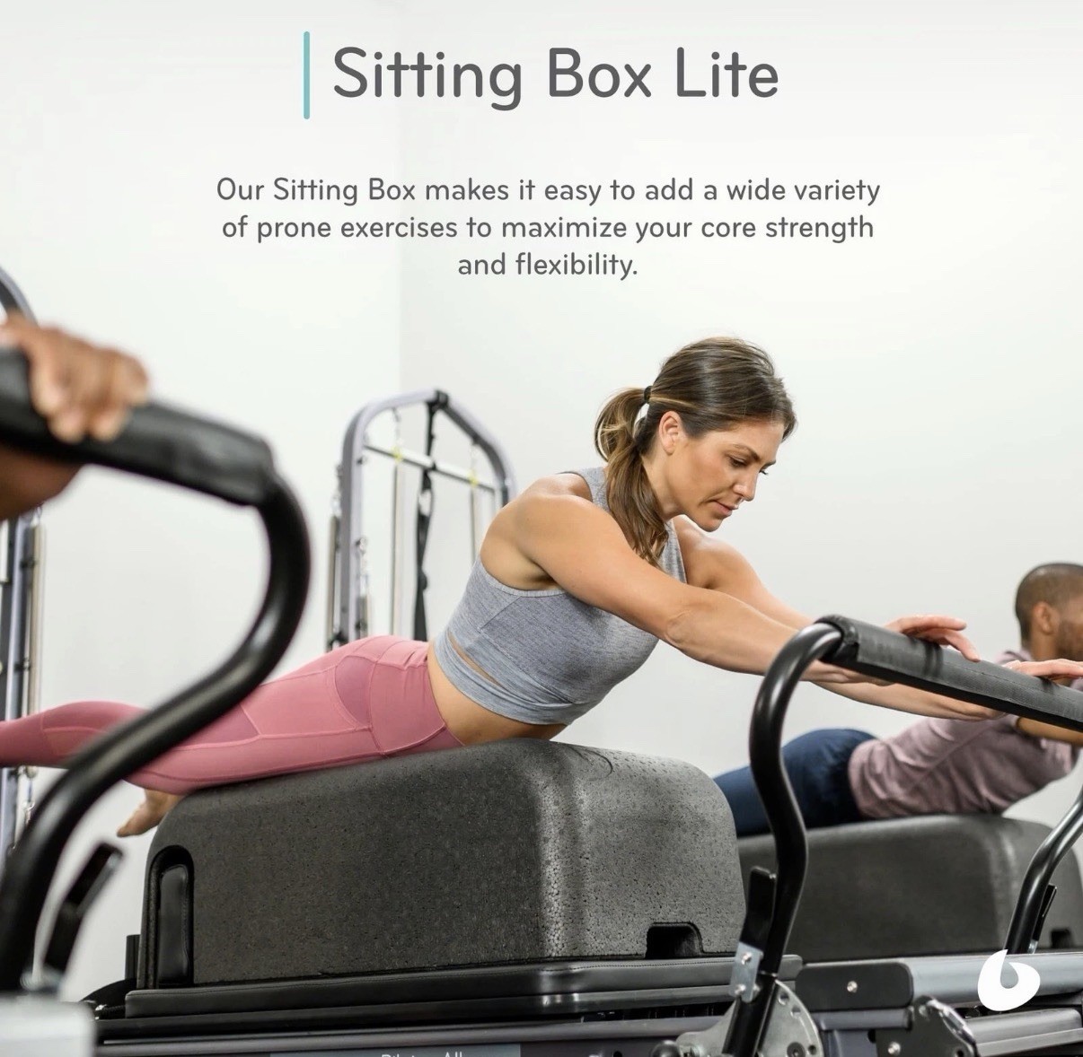 Balanced Body Sitting Box Lite Foam Non-Slip Textured Black 31x17x10.5&Prime;