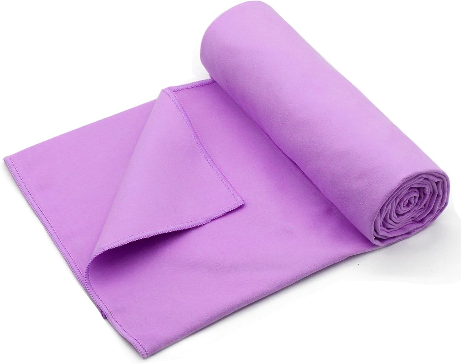 Eunzel 2 Pack Hot Yoga Towel Non Slip Yoga Mat Towel Non-Slip Sweat Absorbent Mi