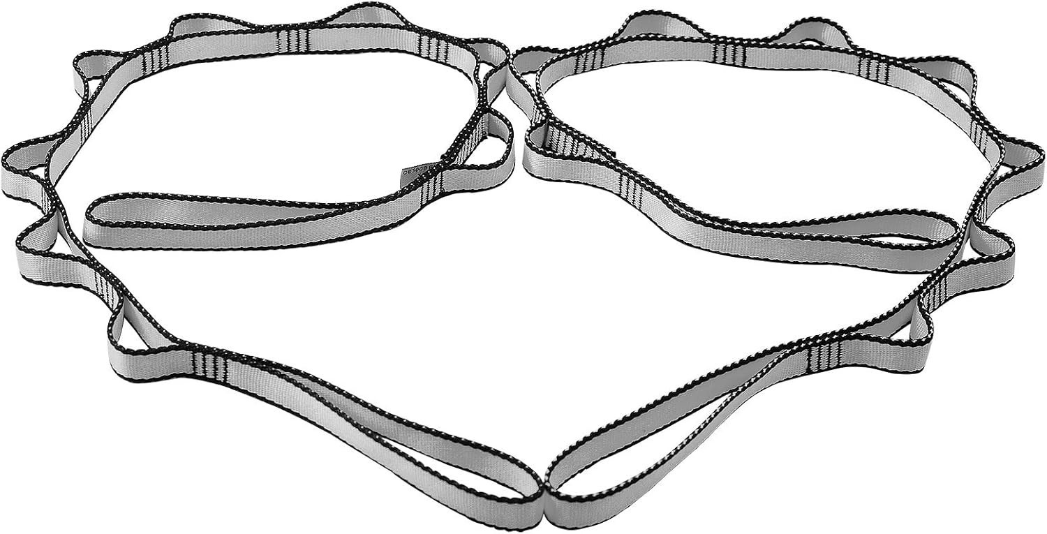 23KN 5070 lbs Heavy Duty Straps – 2 Pack Adjustable Daisy Chain Webbing for A…