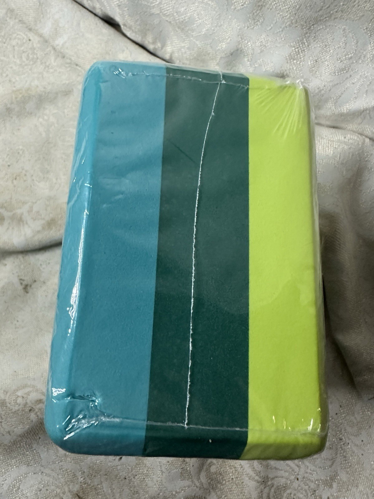 Gaiam Foam Yoga Block – Supportive Foam Soft Non-Slip Surface for Yoga W Socks