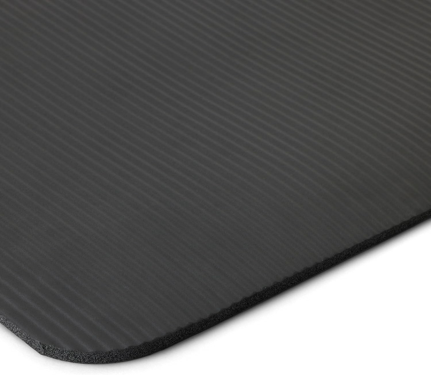 Amazon Basics Black Extra Thick Exercise Yoga Mat w/ Carrying Strap 74&Prime;L X 24&Prime;W