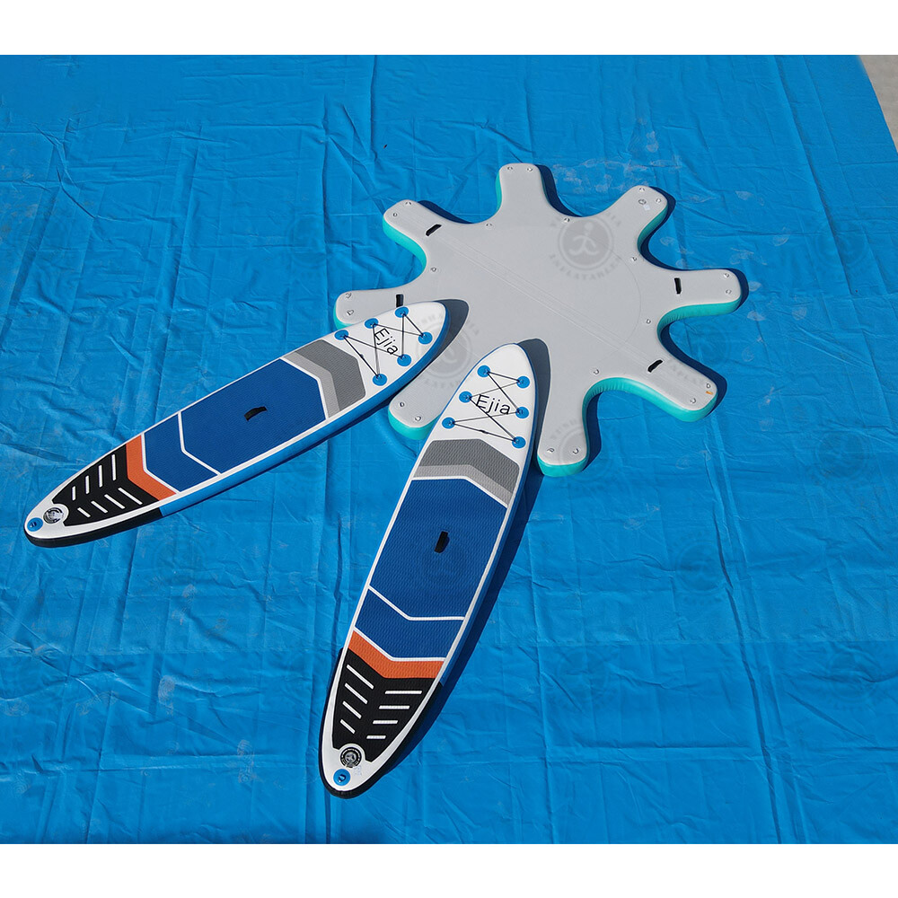 NEW DWF 9&rsquo;6&Prime; Inflatable Yoga Dock Platform For Yoga Fitness Ocean Sea