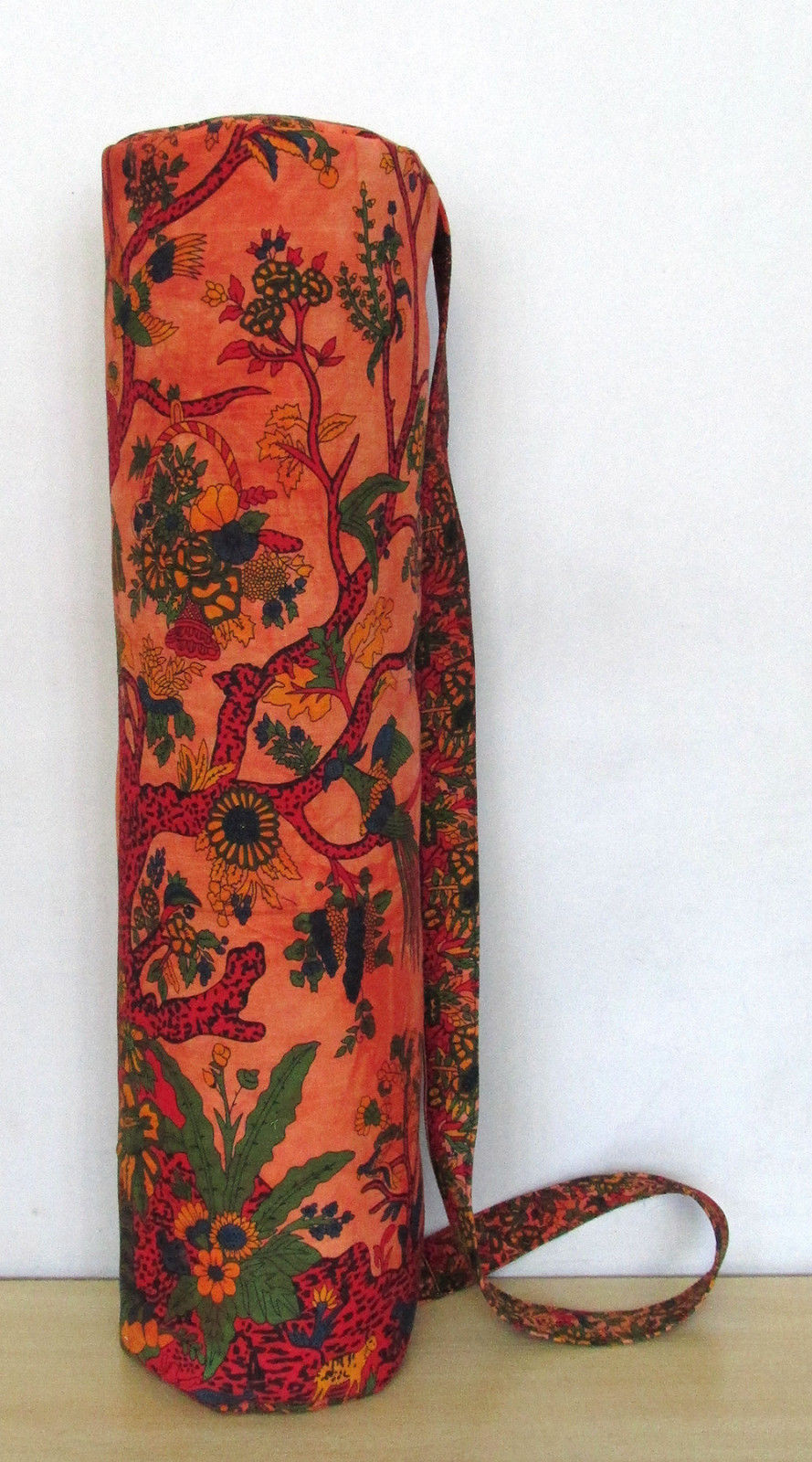 Large Yoga Mat Carrier Bag With Shoulder Strap Indian Tree Of Life Gym Bags