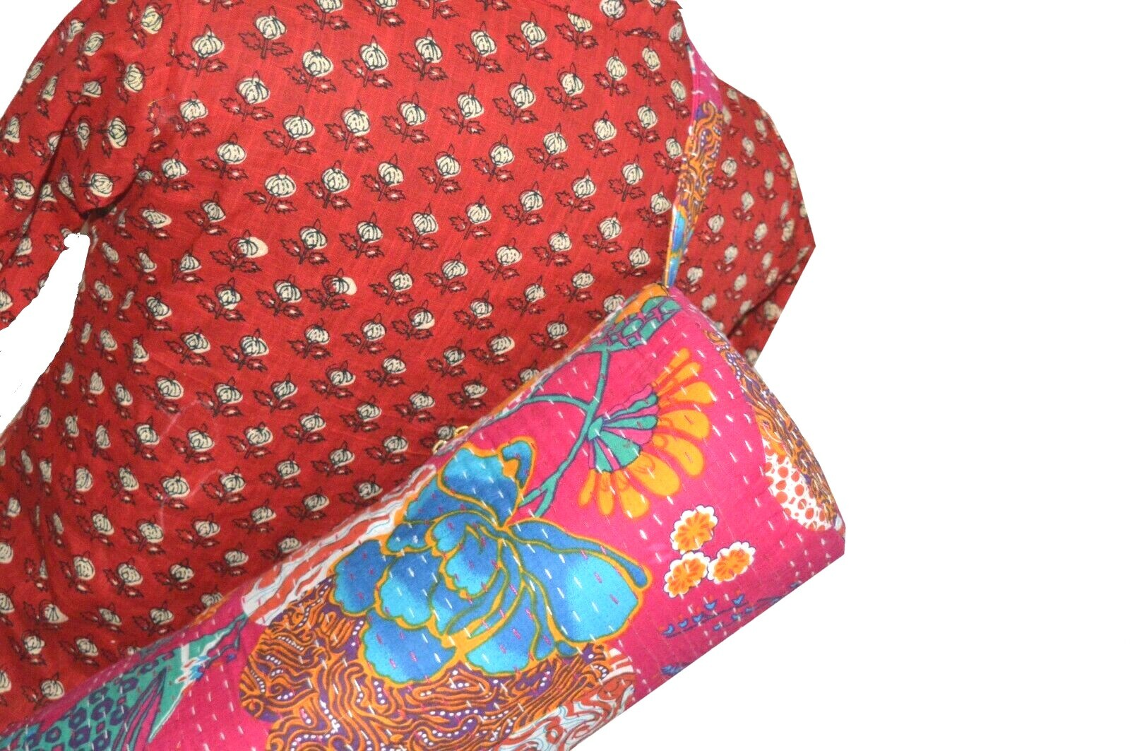 Indian Kantha Bag Fancy Handmade Yoga Bag 100%Cotton Mandala
