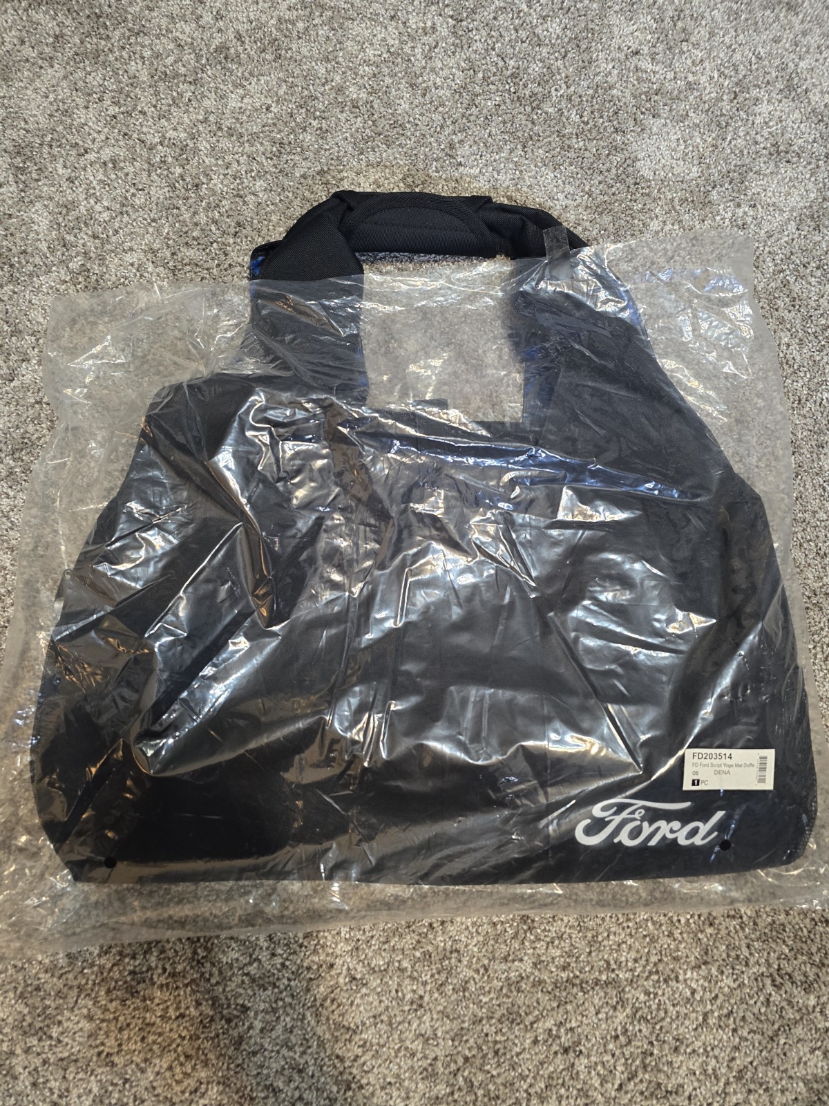 Ford Branded Yoga Mat Gym Bag, New And Discontinued
