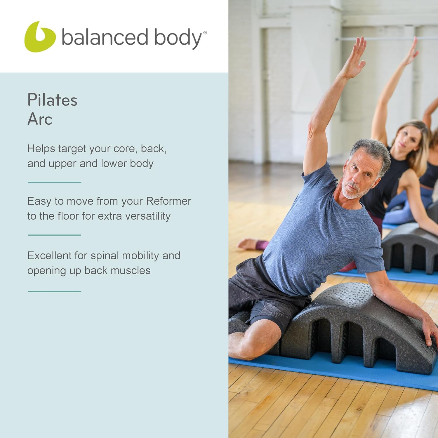 Pilates Arc & Step Barrel for Core Strength, Balance, and Spine Health