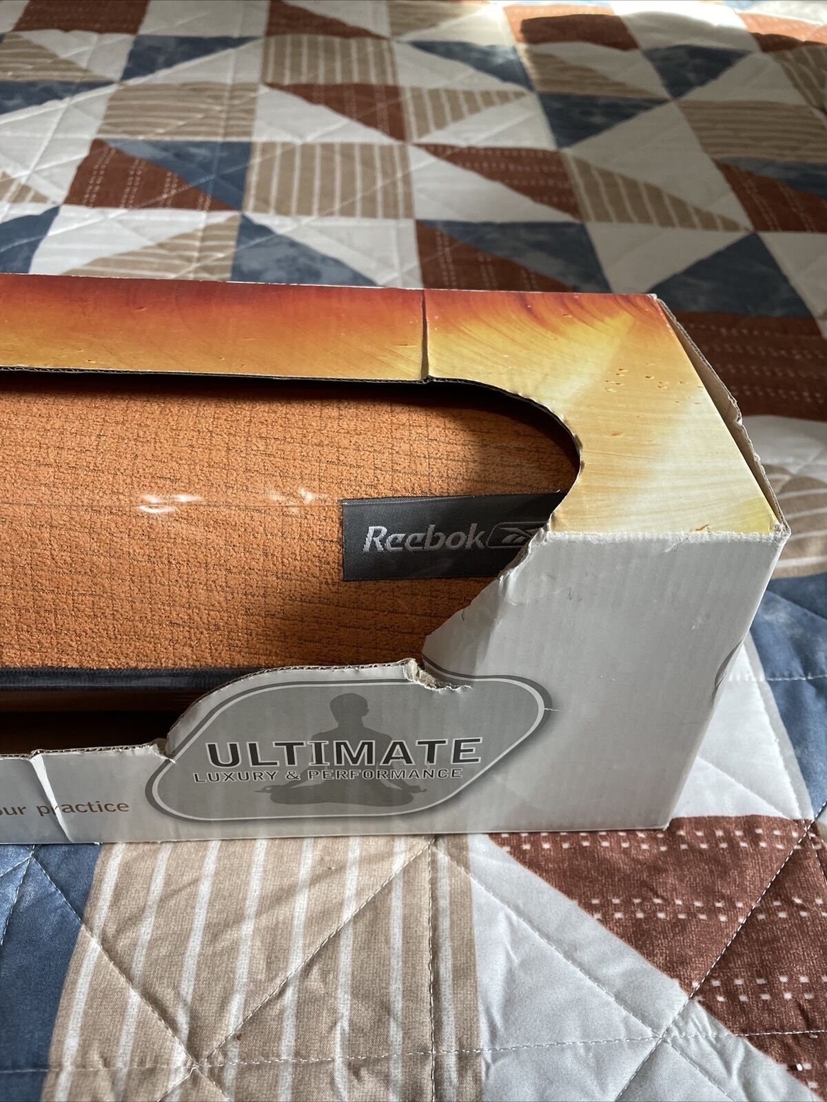 New Reebok Yoga Ultra performance Mat 1/4” X 68” X 24”