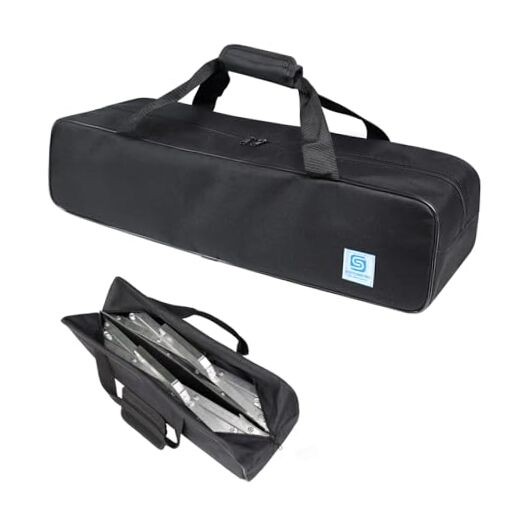 Black RV Camping Carry-All Bag for Tire Locking Chocks – 23-1/2&Prime; x 8&Prime;x 6&Prime; –