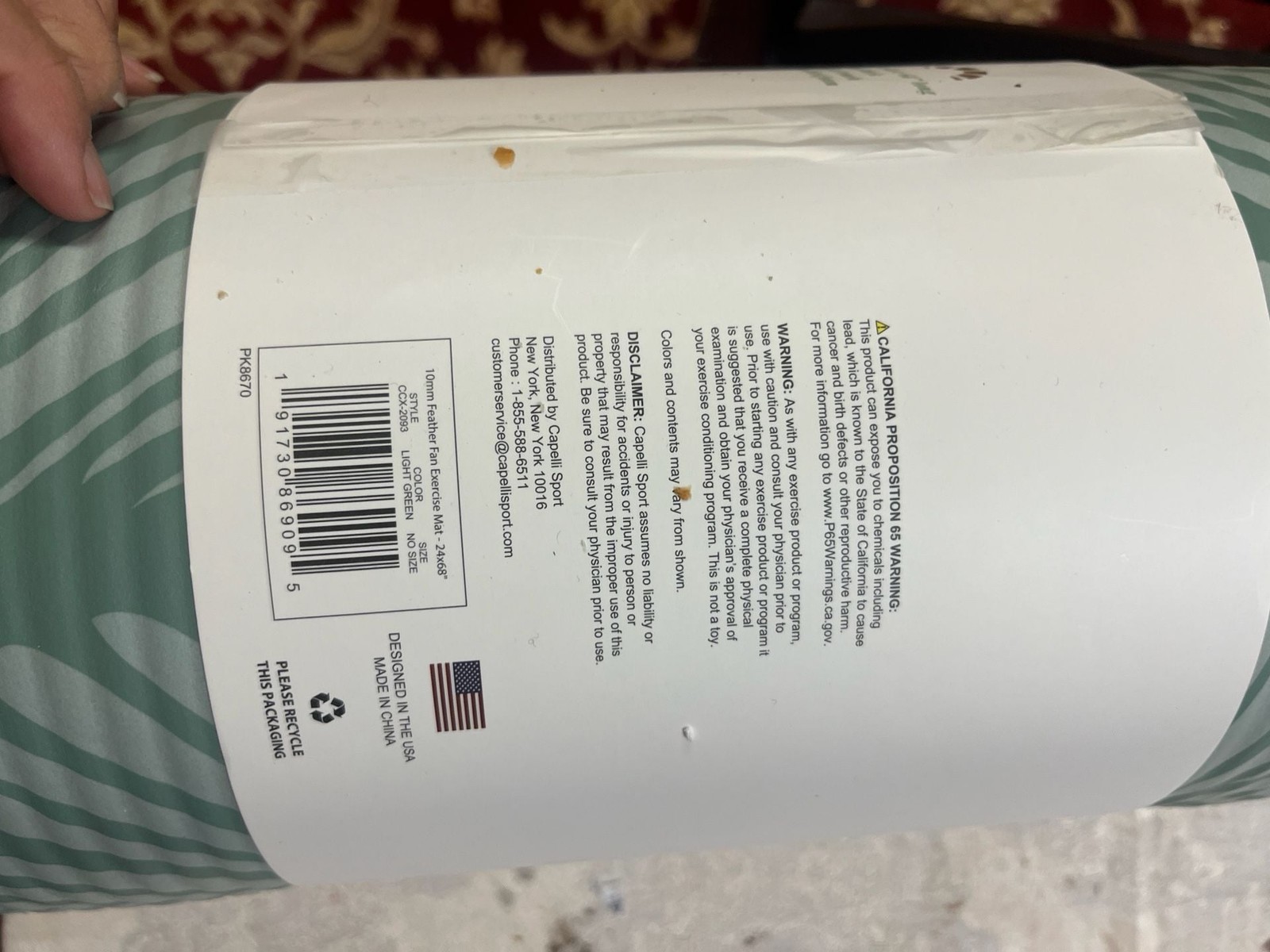 4MM PRINTED PVC YOGA MAT – ,