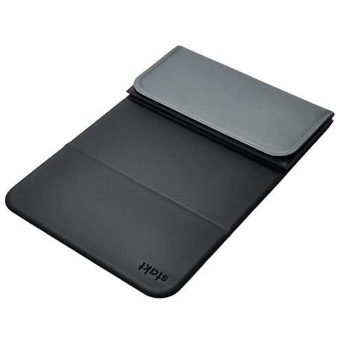 Foldable Yoga Mat Pro, 2 in 1 with Premium Textured Grip, Non Slip, Black