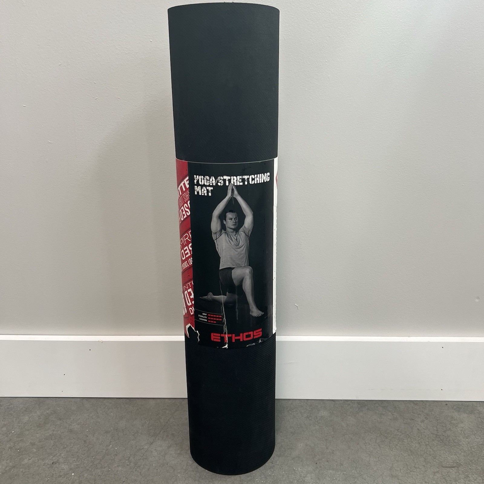 NEW Ethos Yoga & Stretching Mat Black