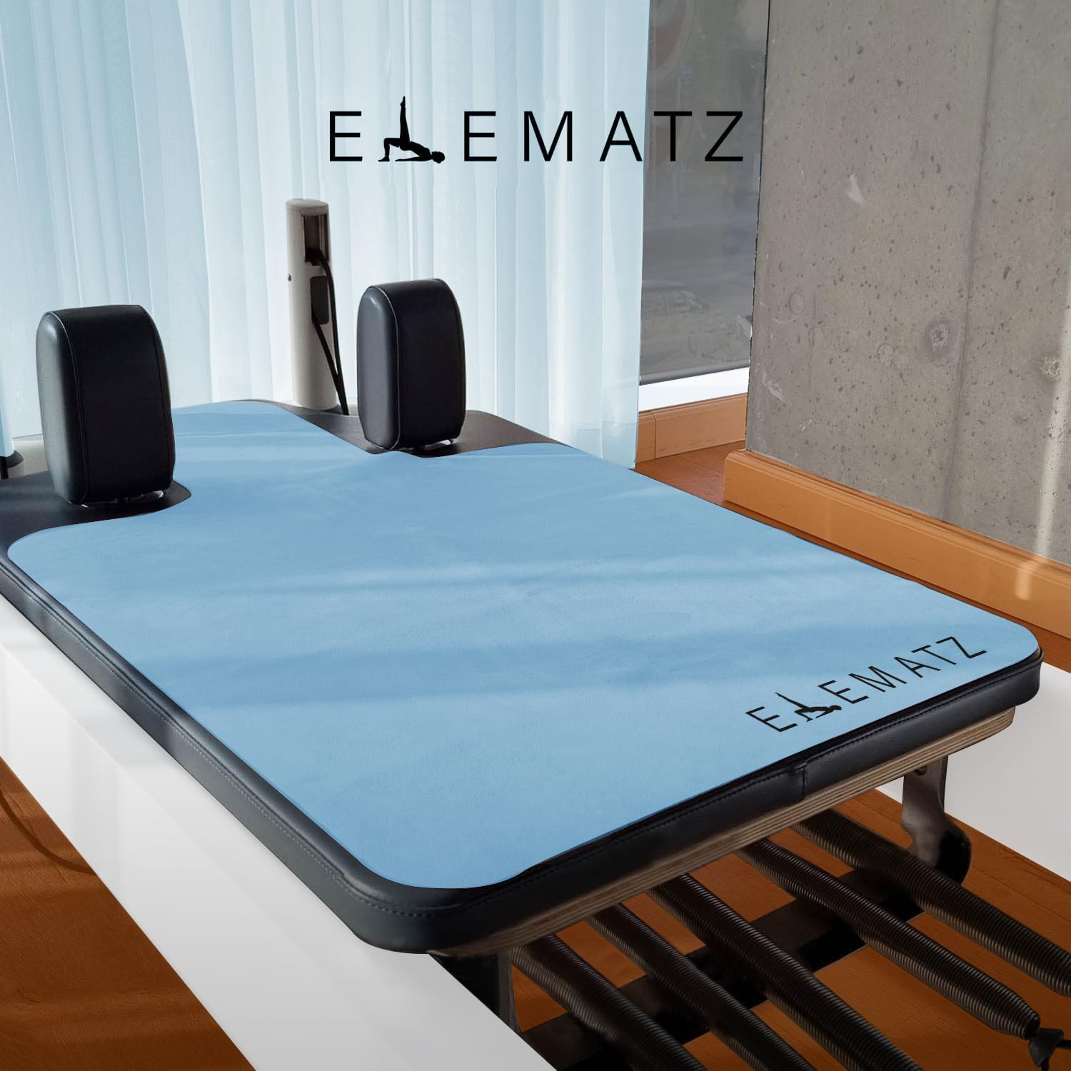Premium Pilates Reformer Mat – Washable Suede & Rubber, Non-Slip Cover