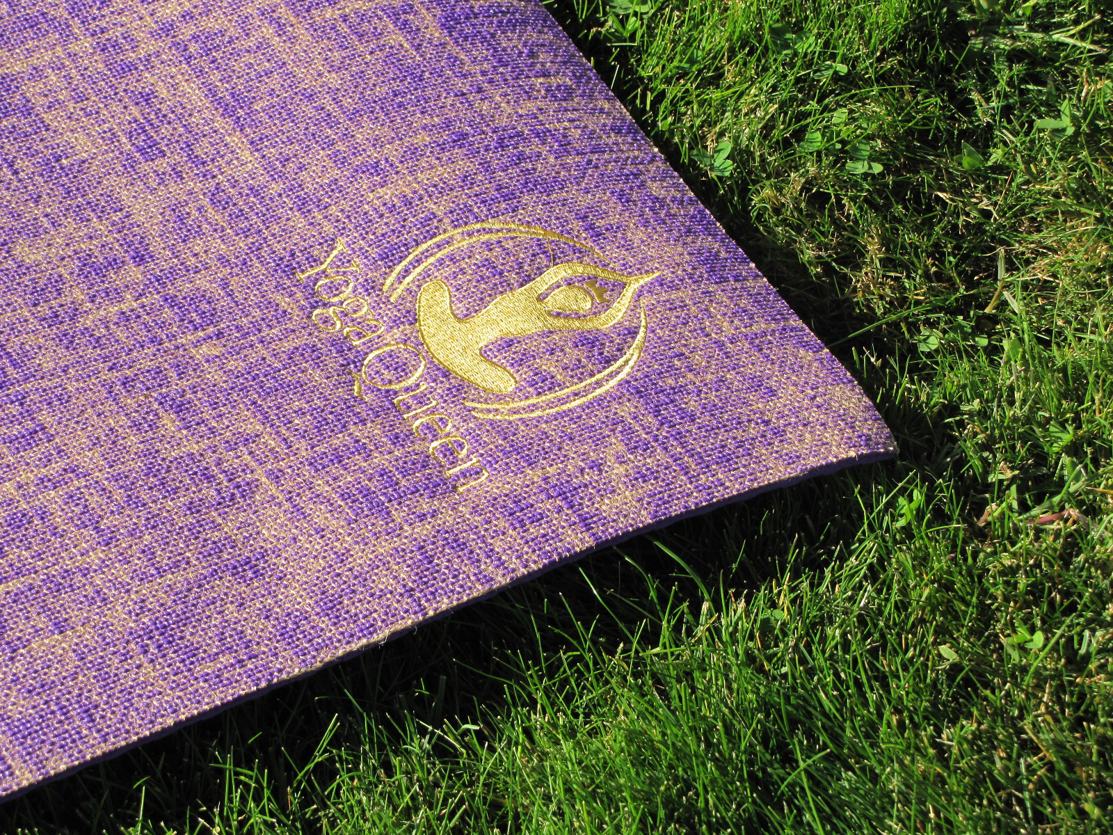 Jute Yoga Mat – Purple
