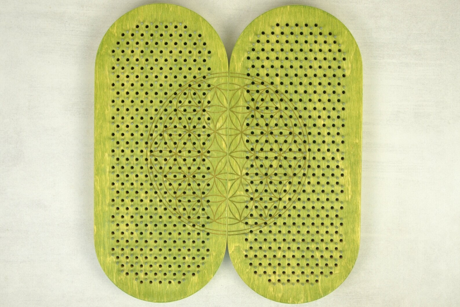 Dynamic Sadhu Board Yoga Nails for Beginner 10mm / 0.4&Prime; Olive color
