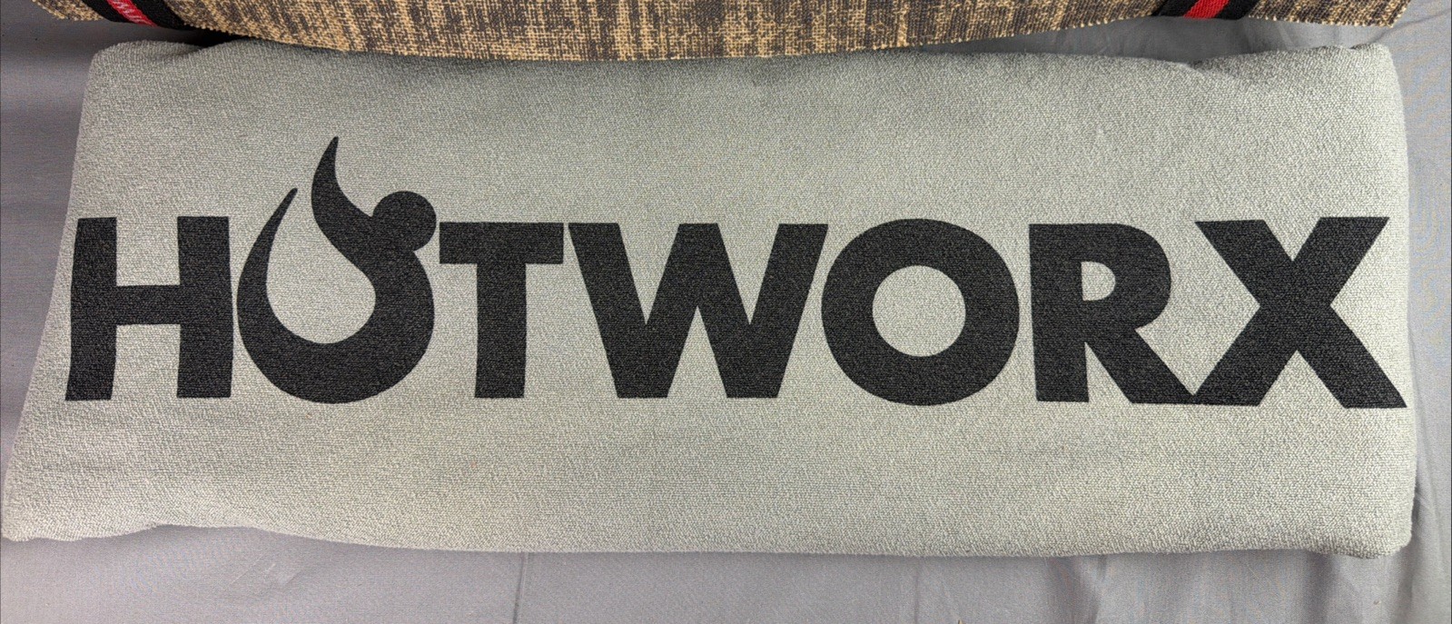 HOTWORX Brown Gray Eco-Friendly Workout Yoga Mat & Non-Slip Towel Combo Set
