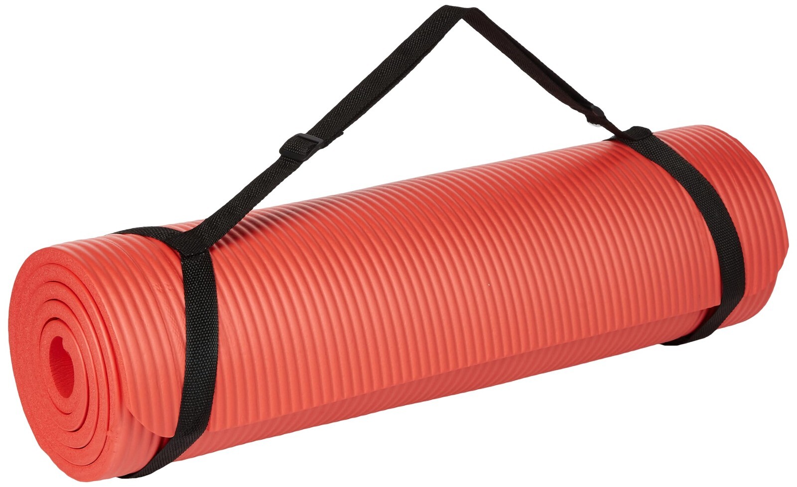 Fitvids 1/2-Inch Extra Thick High-Density Yoga Mat – Non-Slip, Anti-Tear, Red
