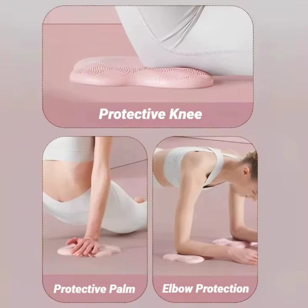 Thickened TPE Anti-Slip Yoga Knee Pad – Soft, Slow-Rebound Cushion for Knees & E