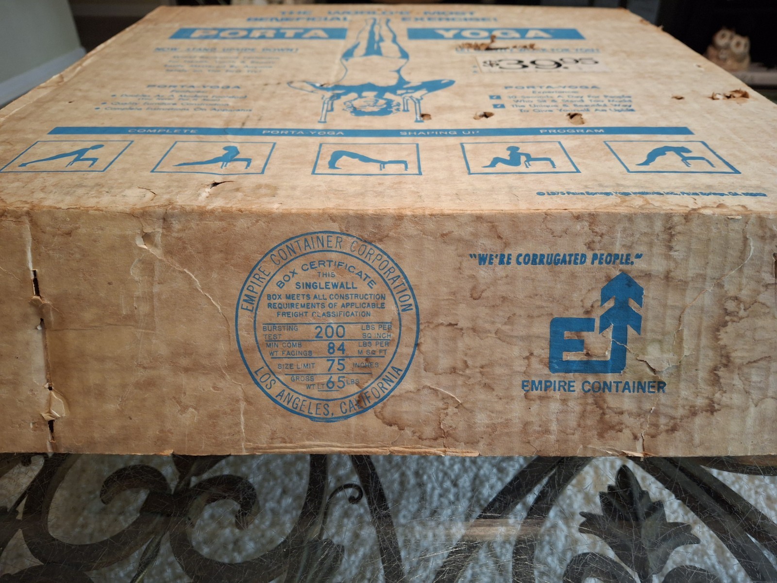 Vintage 1975 Porta Yoga Headstand Bench Fitness Inversion Exercise Stool New NOS