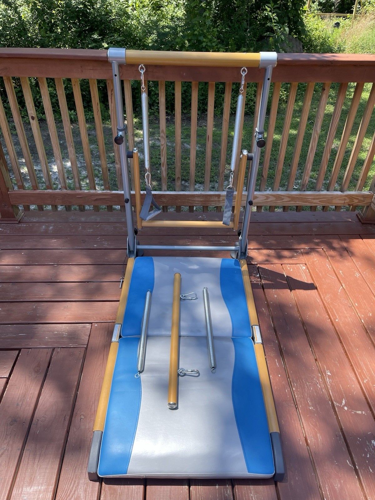 Beverly Hills Pilates Supreme Pro Ballet Barre Body Fitness Ab Yoga Pad Machine