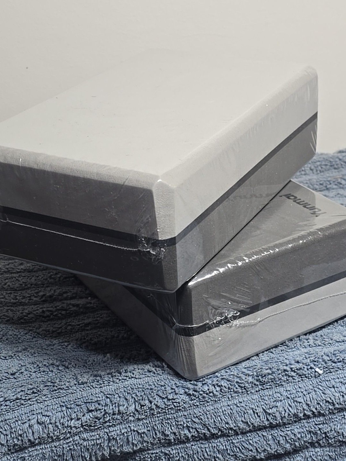 Yunmai Yoga Brick Set of 2 Foam Block High Density Odorless Grey