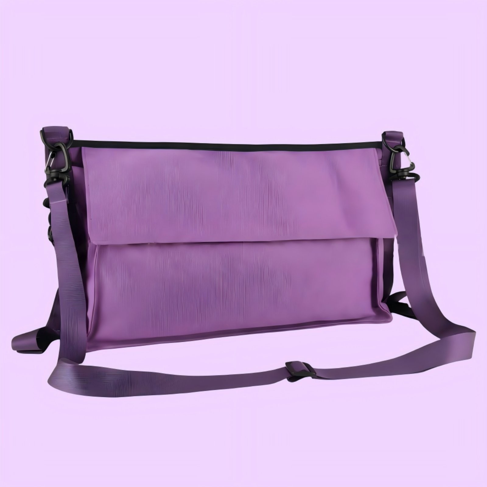 Crossbody Fitness Mat Bag Adjustable Strap Fitness Mat Bag With Storage Pocket