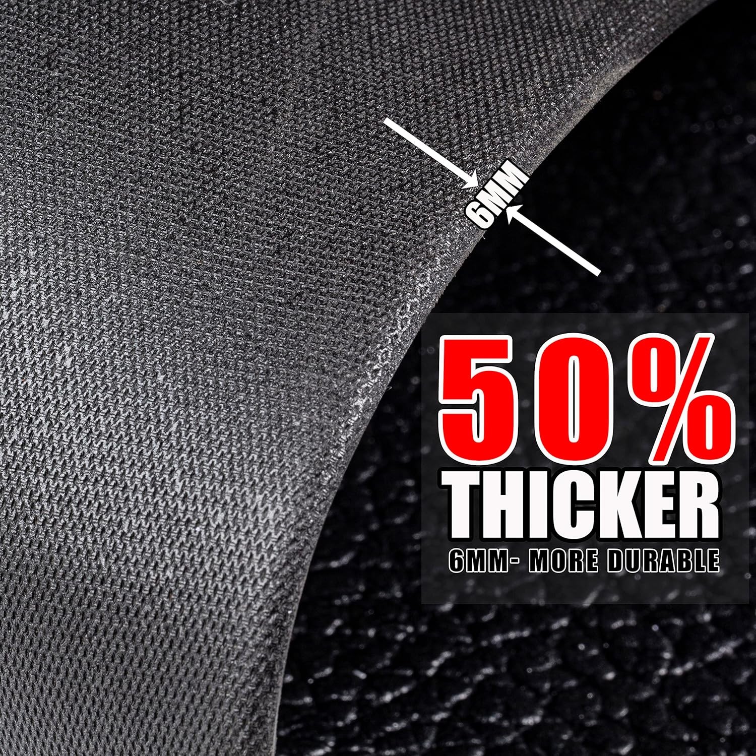 Bike Mat Compatible with Peloton Bike,Elliptical,Treadmill Mat, 6mm Thick, Under