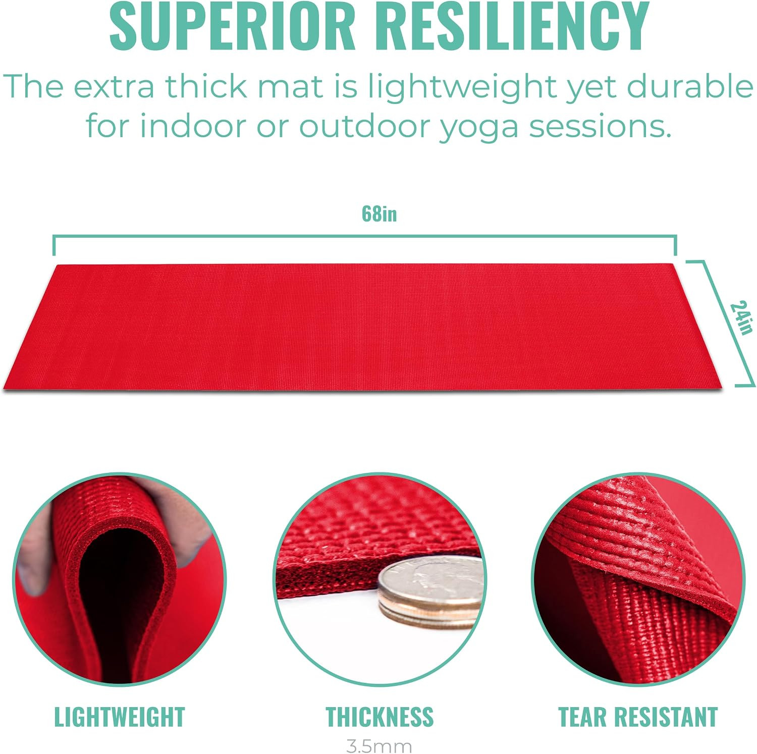 Value Pack Yoga Mats – 12 or 16 Non-Slip 3mm Thick Exercise Mats for Studios
