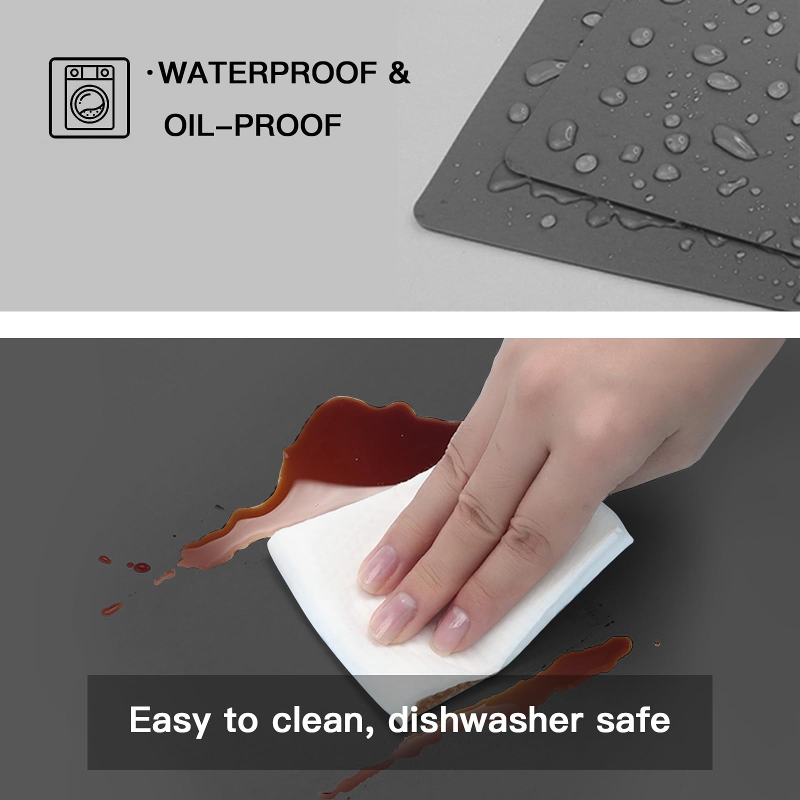 Extra Large Silicone Mat, Silicone Mats for Kitchen Counter 47.3 »x23.6 »x0.0…