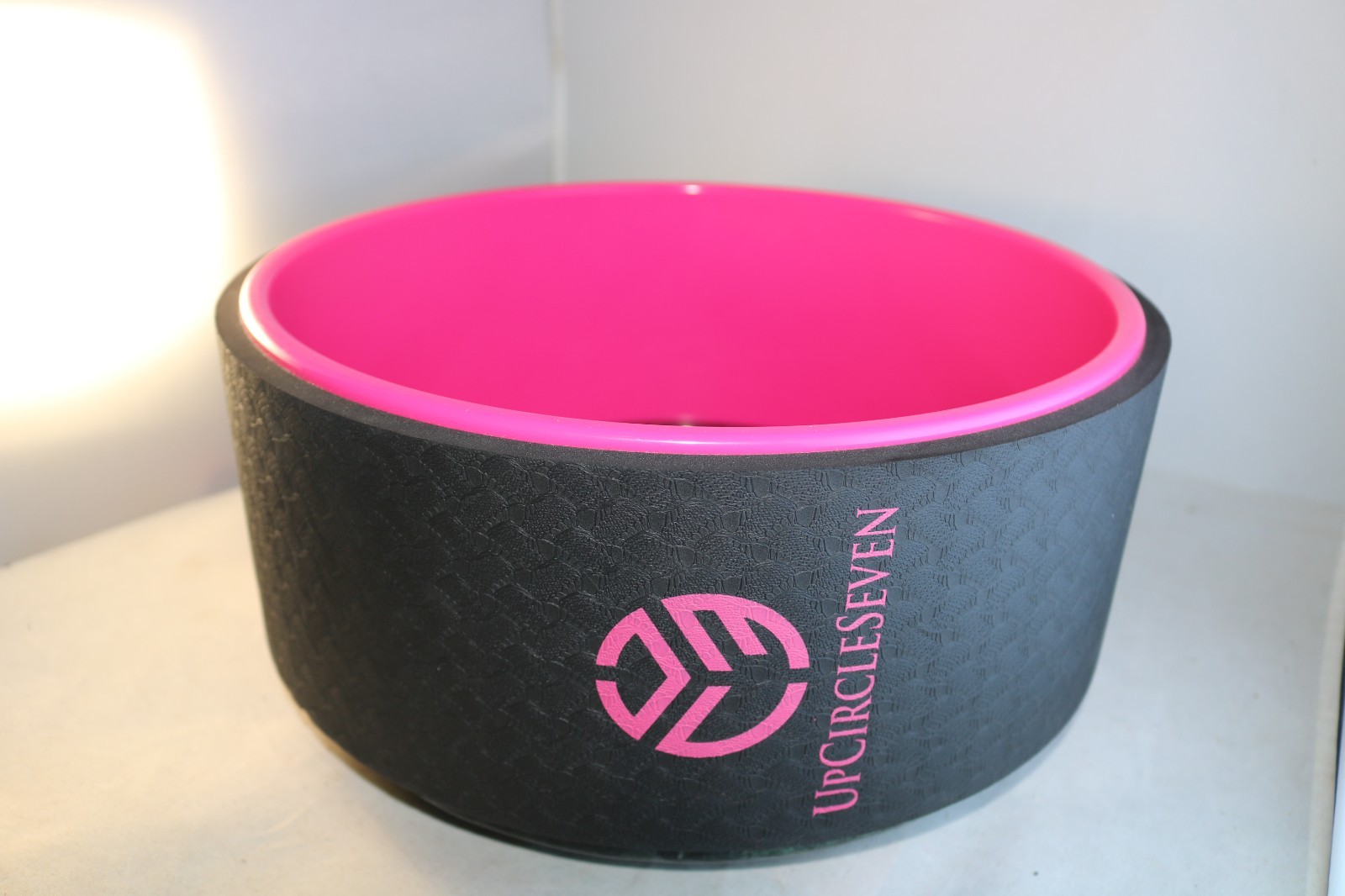 UPCIRCLESEVEN 13 Inch Matte Hot Pink Yoga Wheel Hoop For Various Yoga Poses