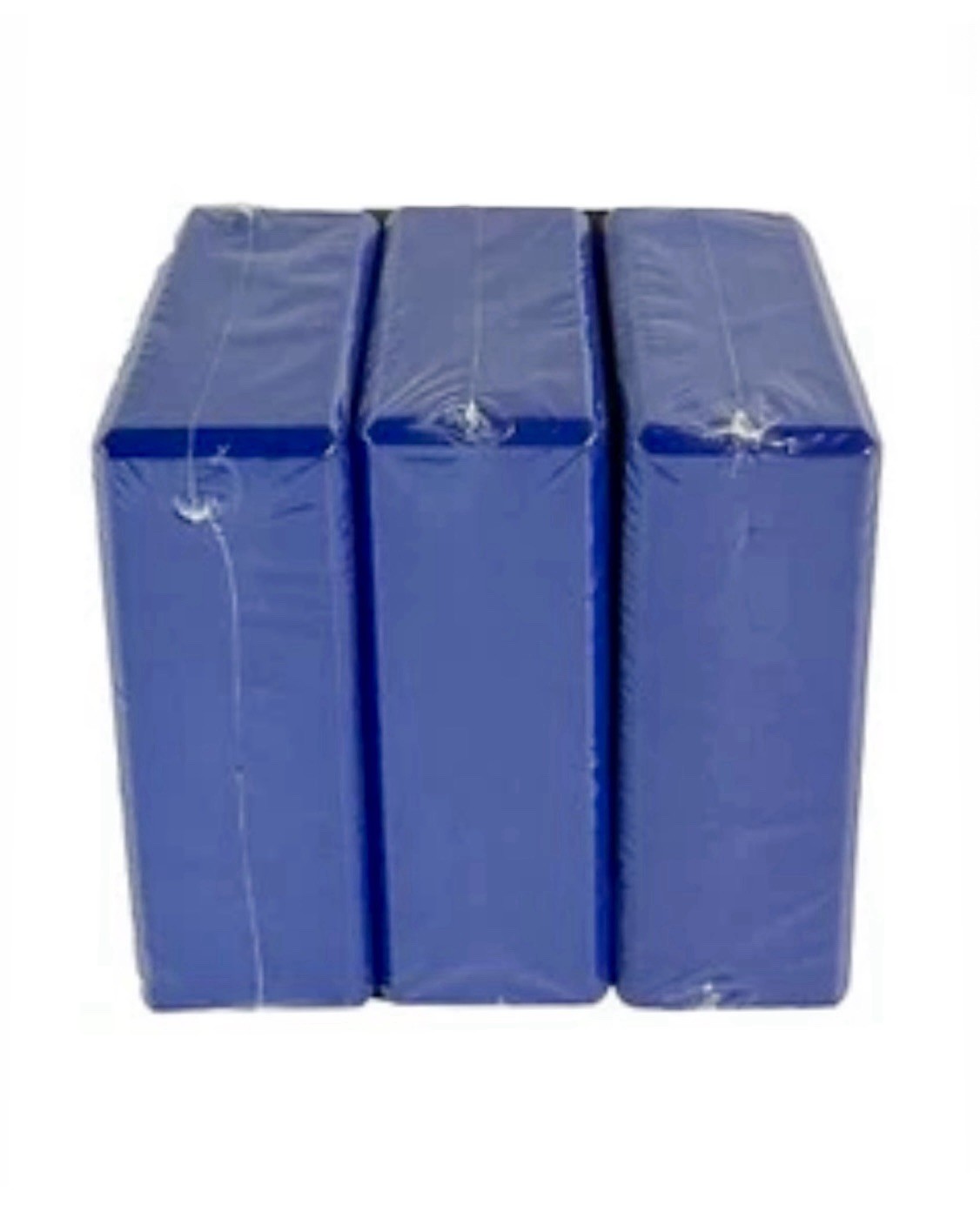 Yoga Block Set 3pc Gopher UltraFit 9x6x3 Blue EVA Foam Pilates Workout Blocks