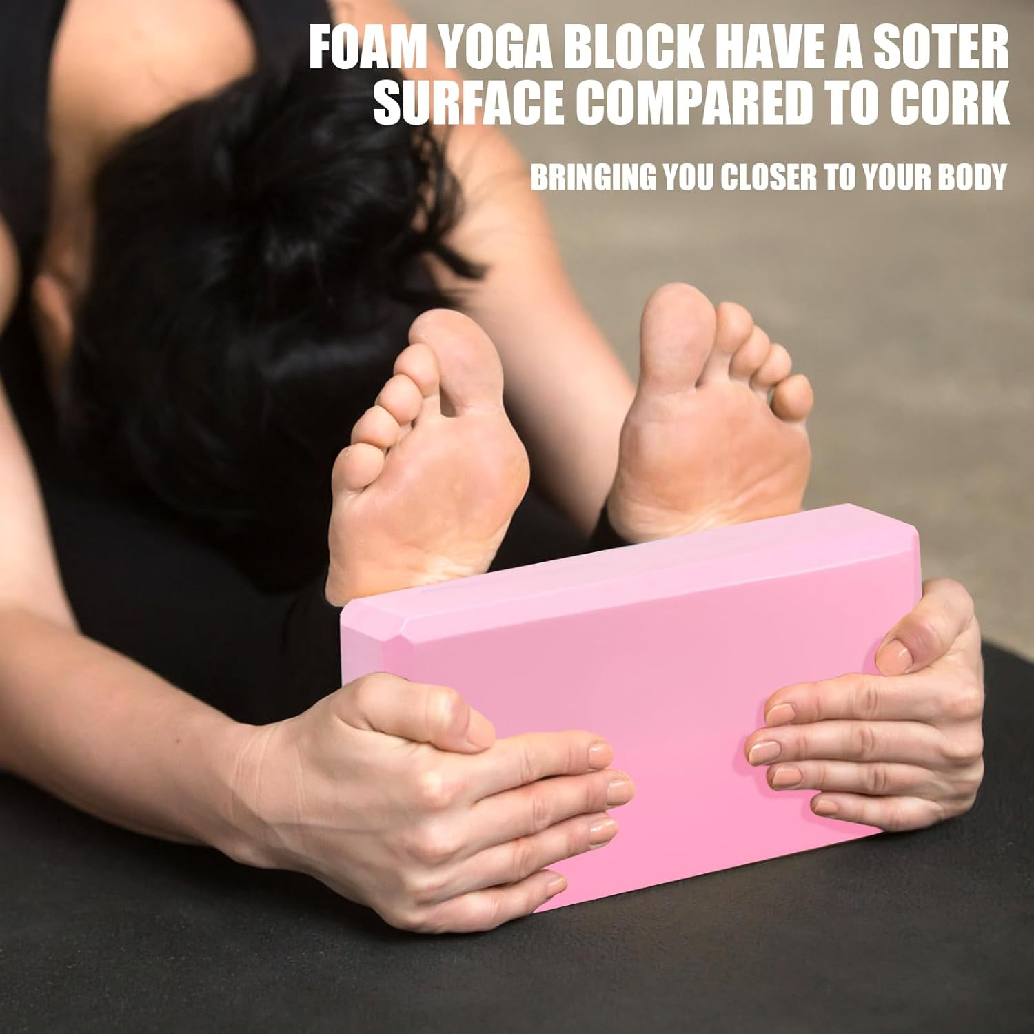 Pcs Yoga Blocks, « X6&Prime;X3 » Foam Blocks Yoga Props for Pilates Stretching and Medit