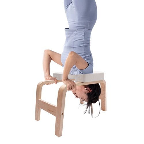 Yoga Headstand Bench Exercise Inversion Stool Workbench Upside Down Chair