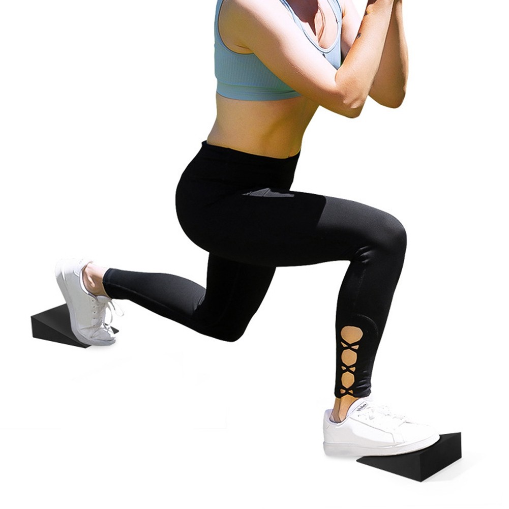 Squat Wedge Fitness Foot Heel Wedges Blocks Exercise Yoga C3D73964