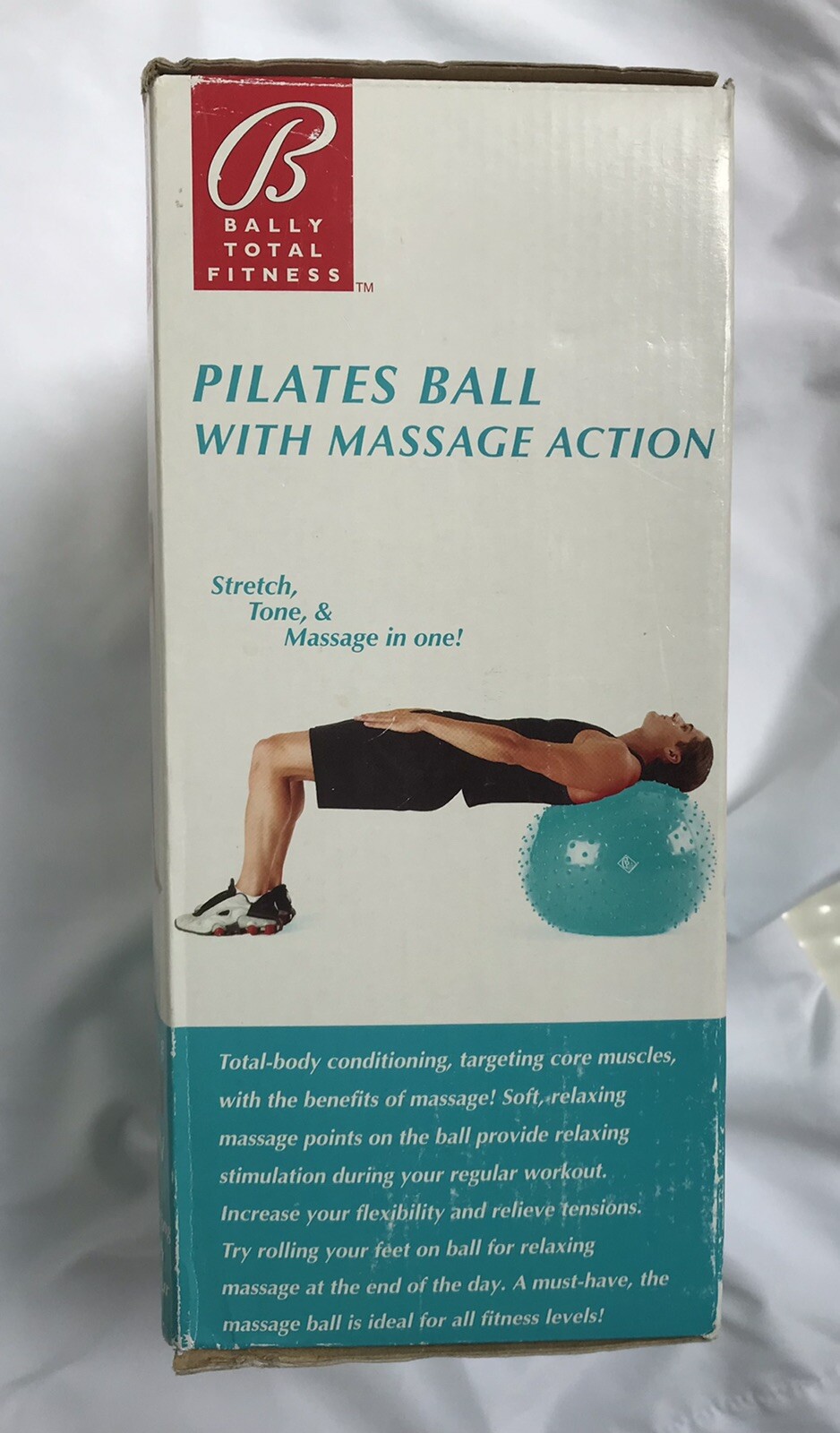 Bally Total Fitness Pilates Ball with Massage Action