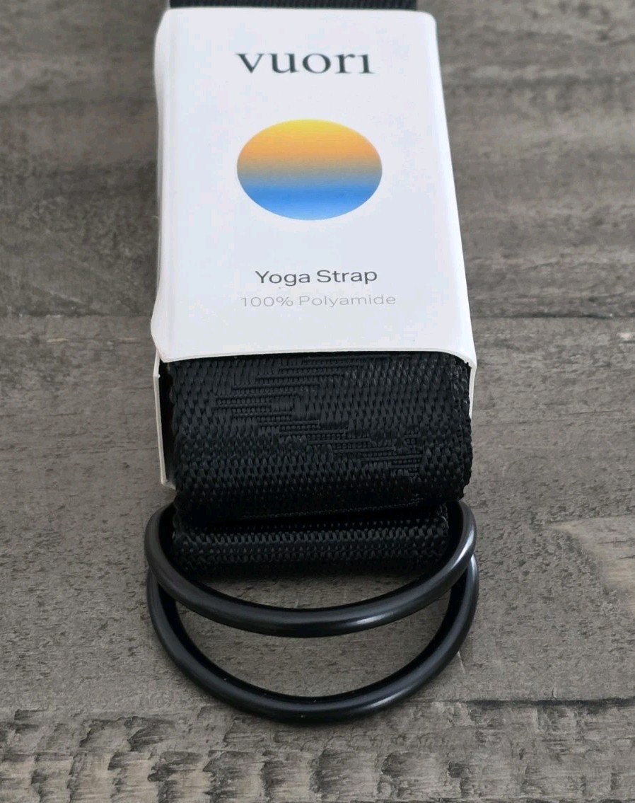 Vuori Unisex Yoga Strap Black One Size, Style # V8006