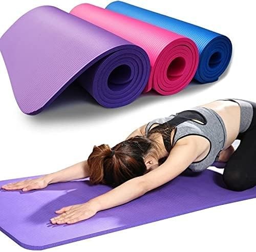 Yoga Mat Anti-skid Sports Fitness 6MM Thick EVA Comfort Foam 6mm-purple
